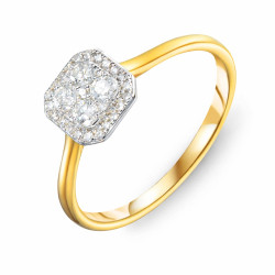 Pierścionek SWEET z diamentami 0,31 ct, złoto 585