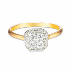 Pierścionek SWEET z diamentami 0,31 ct, złoto 585