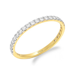 Zestaw dwóch pierścionków z diamentami laboratoryjnymi 1,09 ct, złoto 585