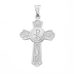 Srebrny Krzyżyk z Jezusem Tłoczony - JubilerSezam.pl
