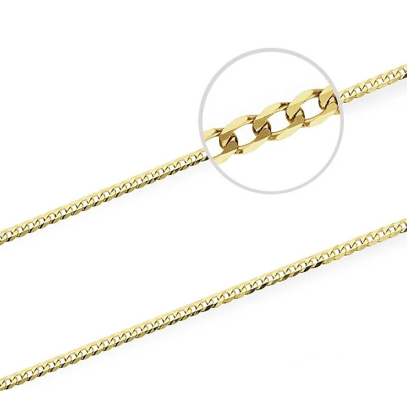 Łańcuszek złoty pancerka 2 mm próba 375