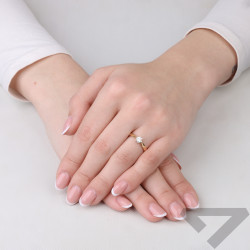 Pierścionek zaręczynowy Royal 0,30 ct, złoto 585