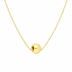 Złoty Naszyjnik z Kulka pr. 375 - Minimalistyczny Design