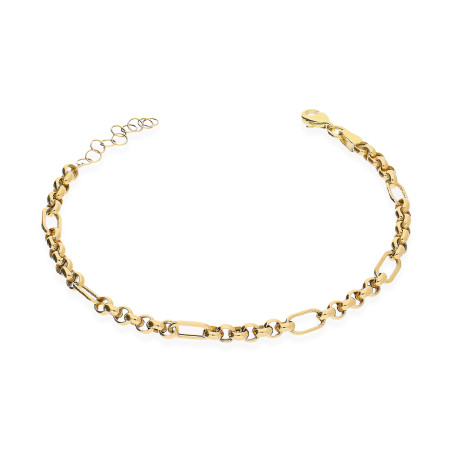 Bransoletka złota rolo, próba 375