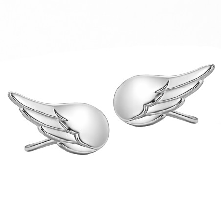 Srebrne kolczyki Skrzydła pr. 925 na sztyft - JubilerSezam.pl