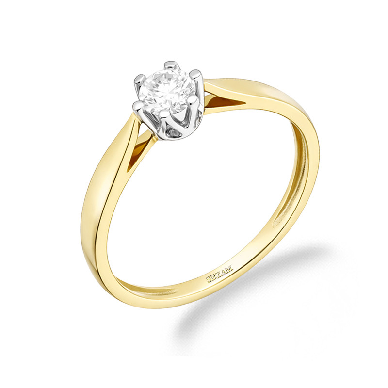 Pierścionek zaręczynowy Royal 0,30 ct, złoto 585