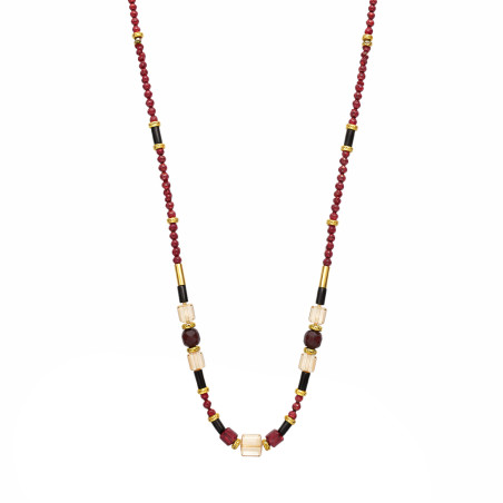 Naszyjnik z granatami, agatami fasetowanymi i kryształkami Swarovski, srebro 925