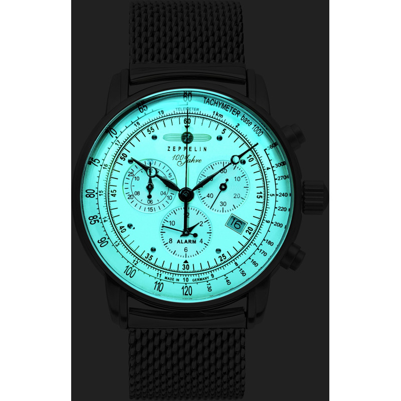 Zegarek męski Zeppelin 100 Jahre Chronograph 8680M-3
