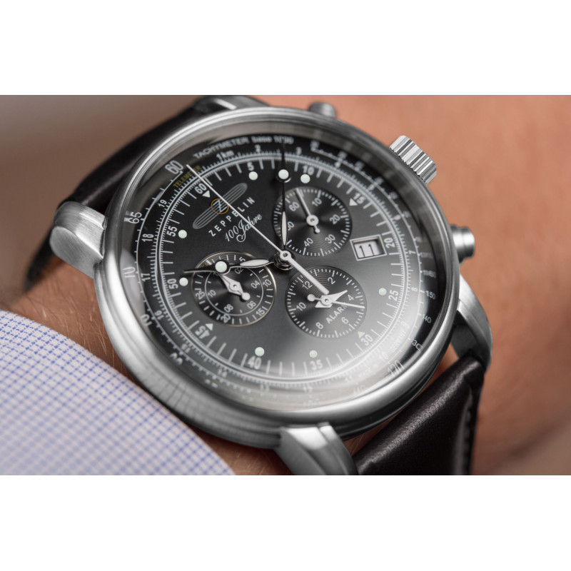 Zegarek męski Zeppelin 100 Jahre Chronograph 7680-2