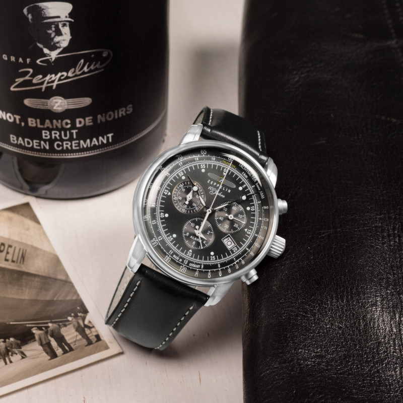 Zegarek męski Zeppelin 100 Jahre Chronograph 7680-2
