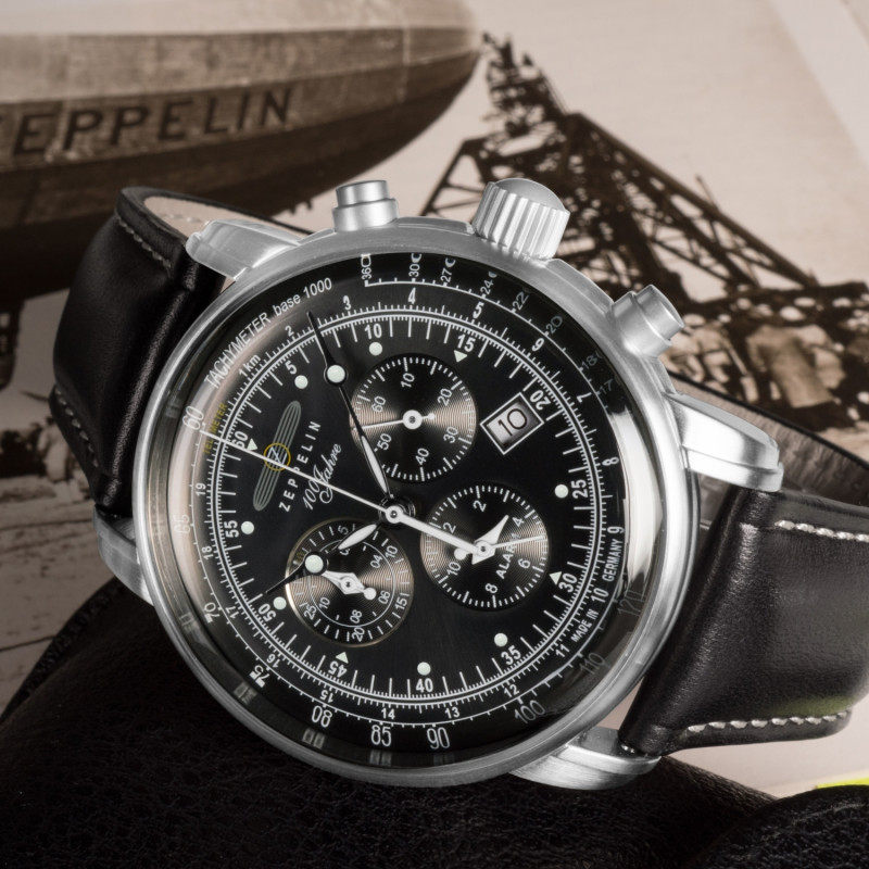 Zegarek męski Zeppelin 100 Jahre Chronograph 7680-2