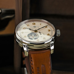 Zegarek męski Zeppelin Mediterranee Open Heart Automatic 9666-5