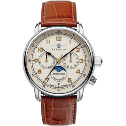 Zegarek męski Zeppelin Mediterranee Moonphase 9636-5