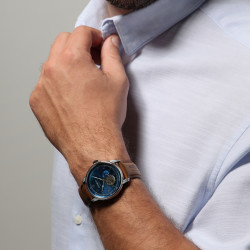 Zegarek męski Zeppelin Méditerranée Open Heart Automatic 9666-3