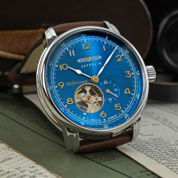 Zegarek męski Zeppelin Méditerranée Open Heart Automatic 9666-3