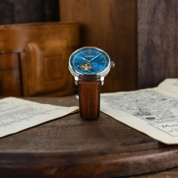 Zegarek męski Zeppelin Méditerranée Open Heart Automatic 9666-3