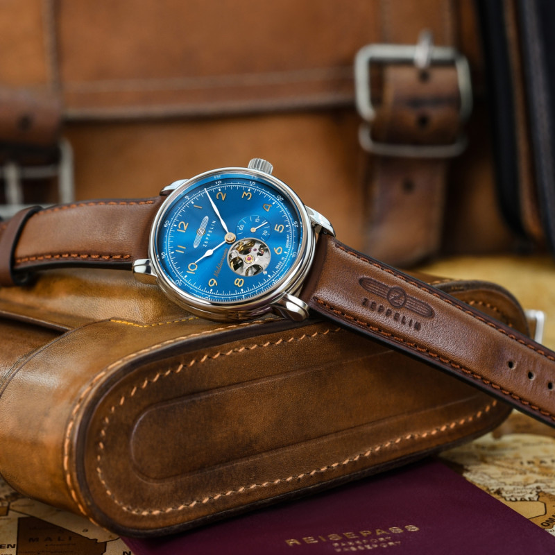 Zegarek męski Zeppelin Méditerranée Open Heart Automatic 9666-3