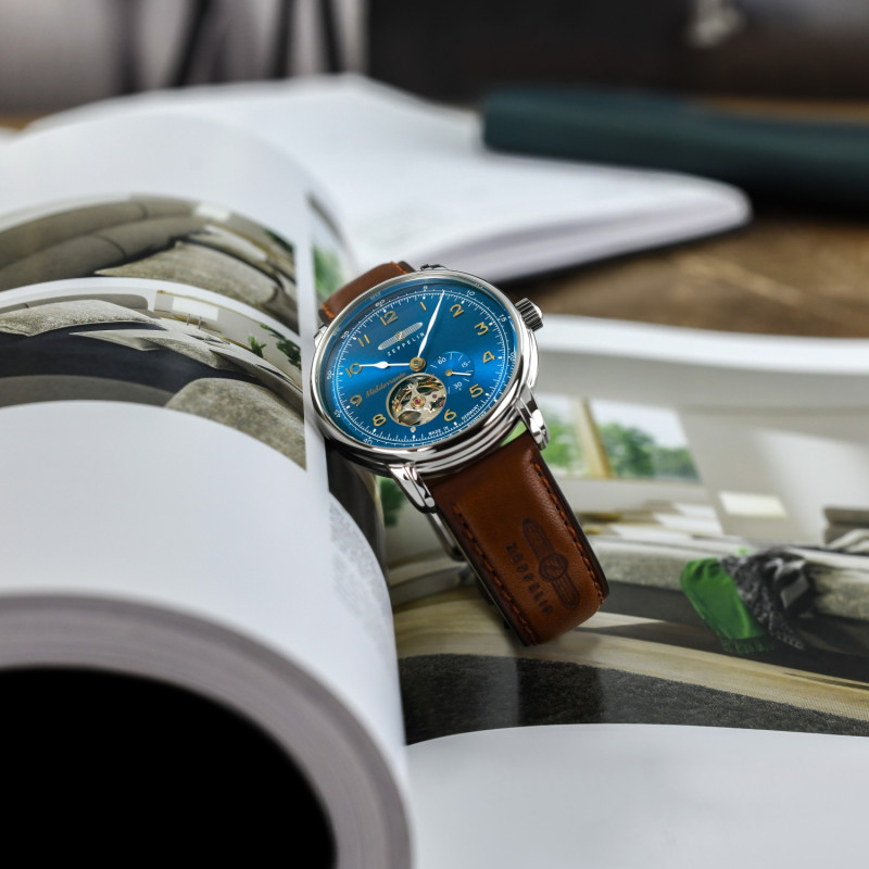 Zegarek męski Zeppelin Méditerranée Open Heart Automatic 9666-3