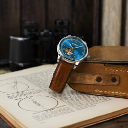 Zegarek męski Zeppelin Méditerranée Open Heart Automatic 9666-3