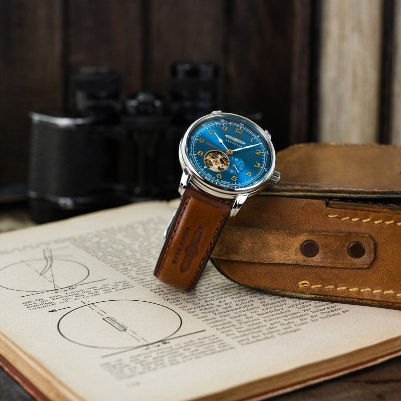 Zegarek męski Zeppelin Méditerranée Open Heart Automatic 9666-3