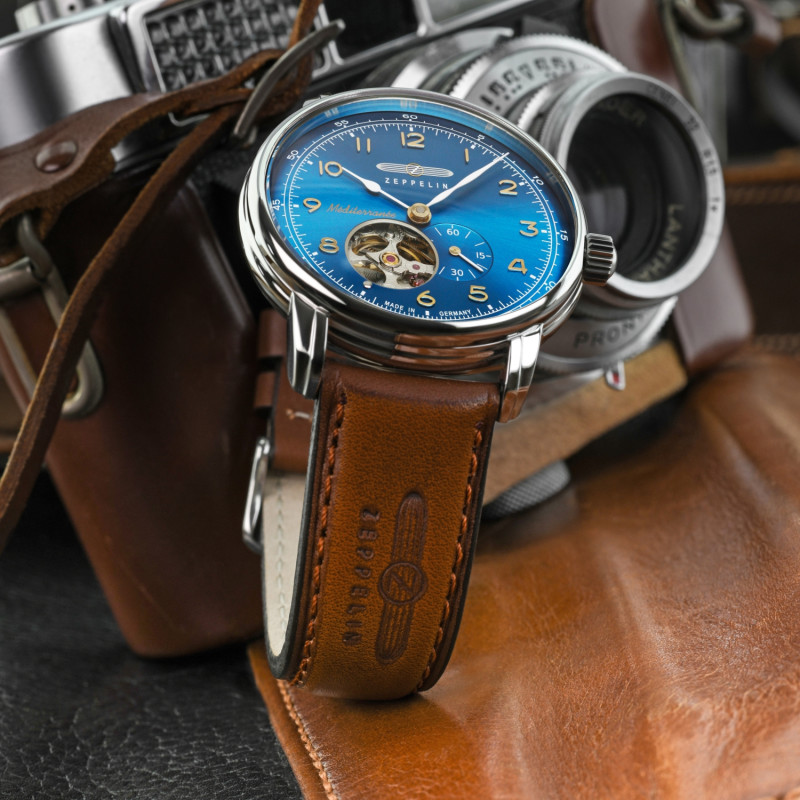Zegarek męski Zeppelin Méditerranée Open Heart Automatic 9666-3