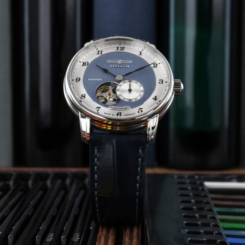 Zegarek męski Zeppelin Friedrichshafen Open Heart Automatic 8566-3