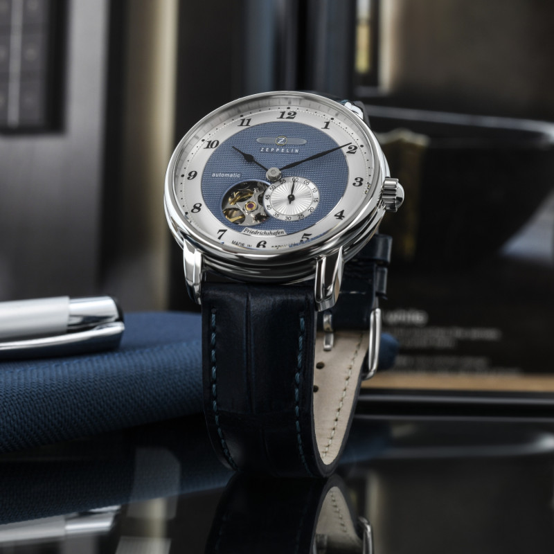 Zegarek męski Zeppelin Friedrichshafen Open Heart Automatic 8566-3