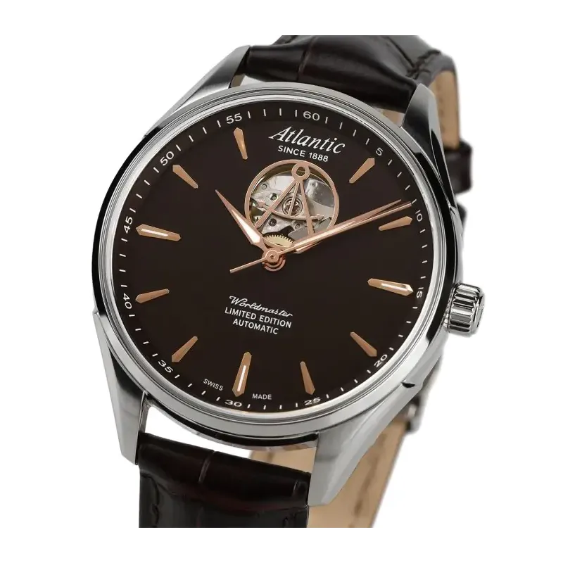 Zegarek męski Atlantic Worldmaster Open Heart Limited Edition 52780.41.81R