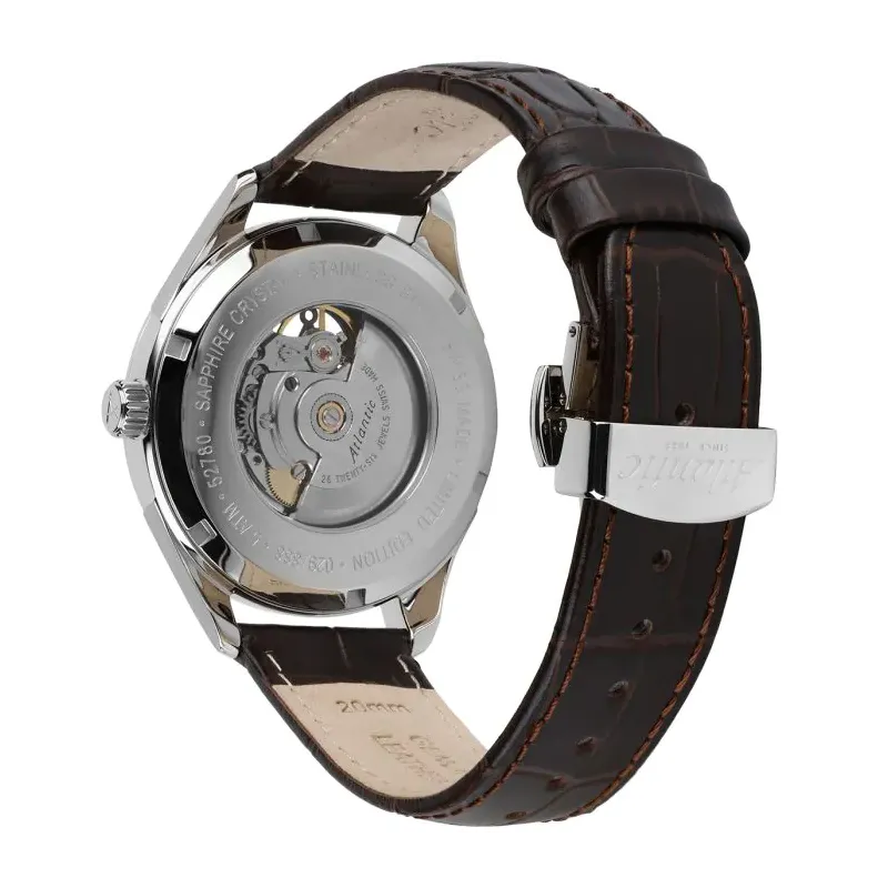 Zegarek męski Atlantic Worldmaster Open Heart 52780.41.21G