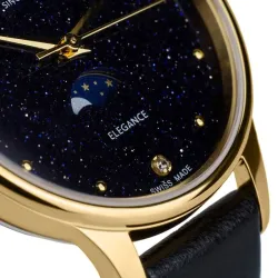 Zegarek damski Atlantic Elegance Moonphase Aventurine 30230.45.59L