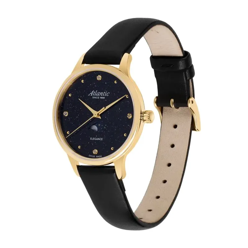 Zegarek damski Atlantic Elegance Moonphase Aventurine 30230.45.59L