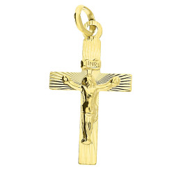 Krzyżyk złoty z Wizerunkiem Jezusa, próba 585