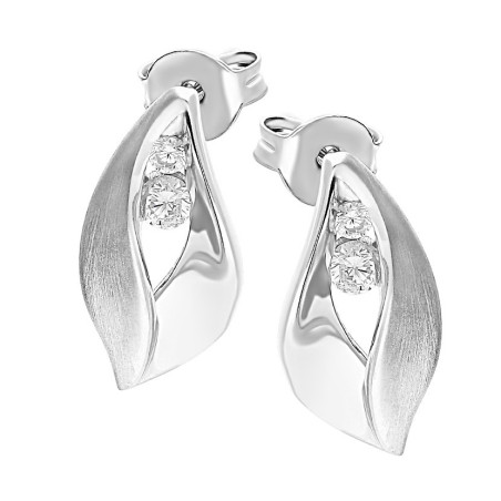 Komplet biżuterii kolczyki i wisiorek łezka z cyrkoniami, srebro 925