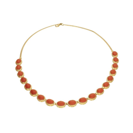 Złoty Naszyjnik z Koralami Jubilerskimi - JubilerSezam.pl