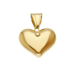 Złote Serce Dmuchane Duże - Zawieszka Serduszko - JubilerSezam.pl