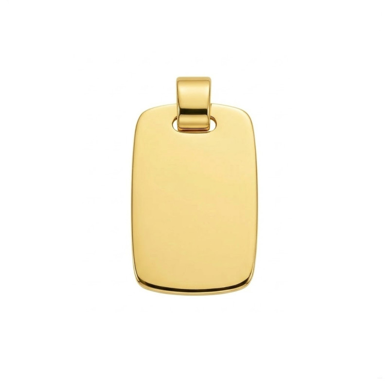 Pozłacana Zawieszka Srebrna Blaszka Pr. 925 - JubilerSezam.pl