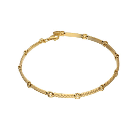 Złota Bransoleta Pałki i Ramki - JubilerSezam.pl