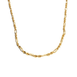 Złoty Łańcuszek Korda z Poprzeczką - JubilerSezam.pl