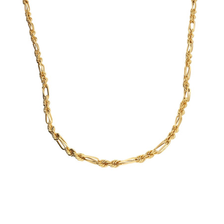 Złoty Łańcuszek Korda z Poprzeczką - JubilerSezam.pl