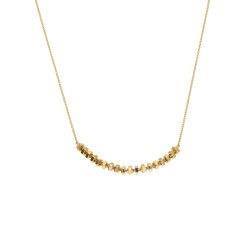 Złoty Naszyjnik Śrubki - Industrialny Design - JubilerSezam.pl