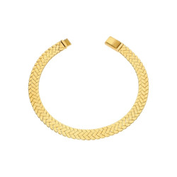 Złota bransoletka zygzak - nowoczesny design - JubilerSezam.pl