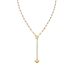 Złoty Naszyjnik z Grawerowanymi Kulkami pr. 375 - JubilerSezam.pl