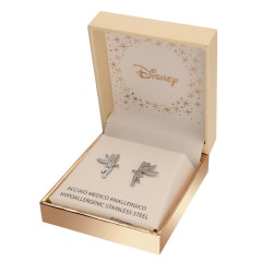 Kolczyki dla dziewczynki Dzwoneczek z brokatem