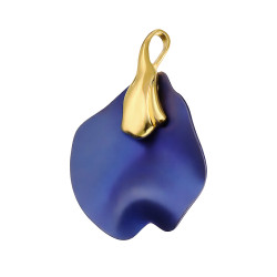 Pozłacana Zawieszka Kalia z Tytanem Szafirowym - JubilerSezam.pl