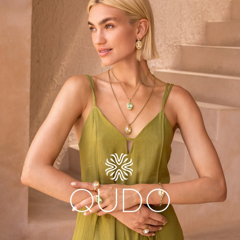 Pierścionek stalowy QUDO TIVOLA z kryształem w kolorze Crystal Agave Ignite