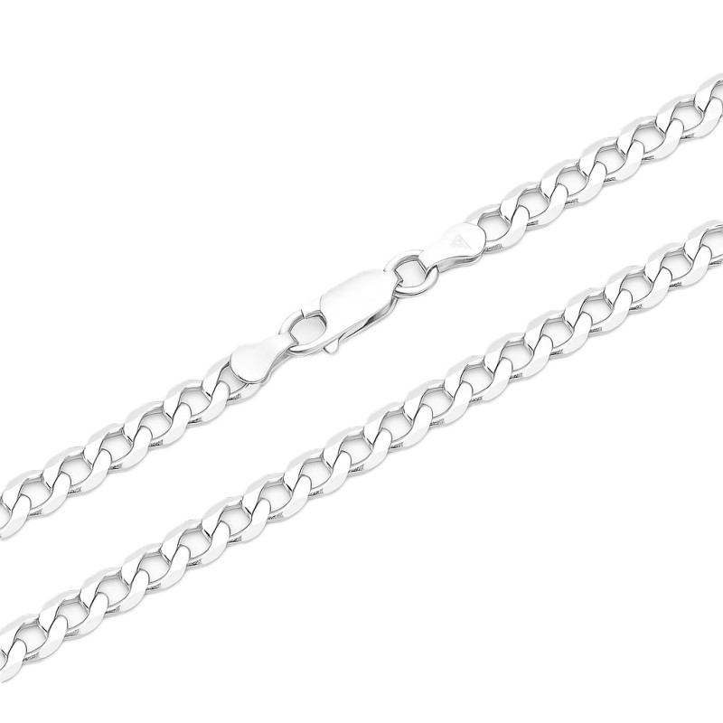 Łańcuszek pancerka 4 mm, srebro 925