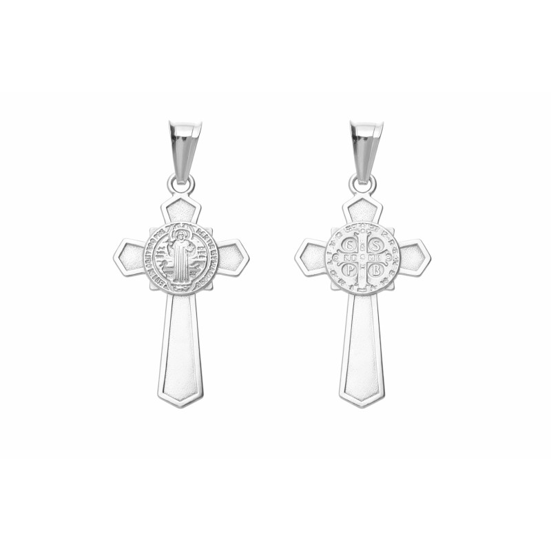 Krzyżyk Benedyktyński ze srebra 925