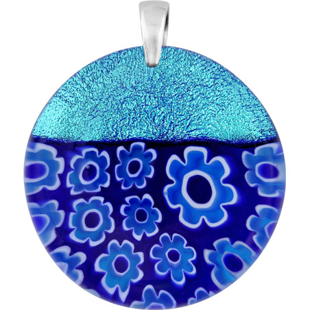 Wisiorek CAPITO ze szkła Murano, koluszko ze srebra 925