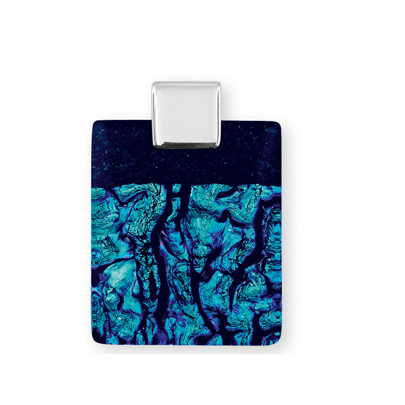 Wisior VETTA ze szkłem Murano i koluszkiem ze srebra 925