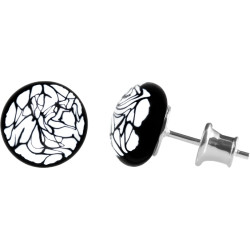 Kolczykize szkła Murano PALAZZO, srebro 925